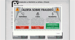 Desktop Screenshot of consulta.nonoprotestosp.com.br