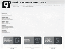 Tablet Screenshot of consulta.nonoprotestosp.com.br